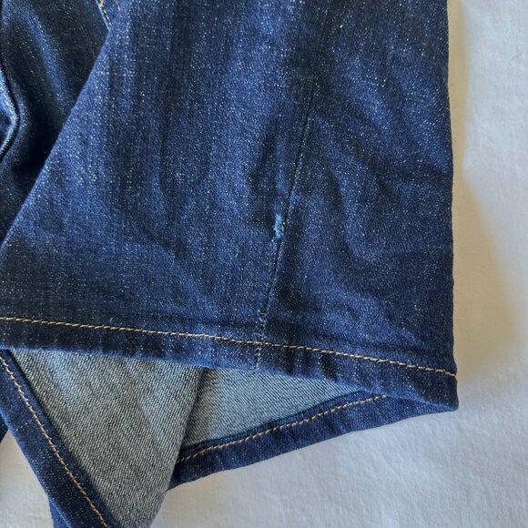 Levi's Dark Wash Denim Shorts - Picture 5 of 10